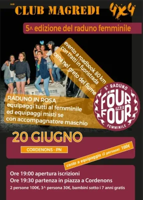5° RADUNO LE FOUR PAR FOUR - FEMMINILE