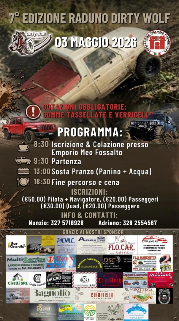 7^ raduno Dirty Wolf