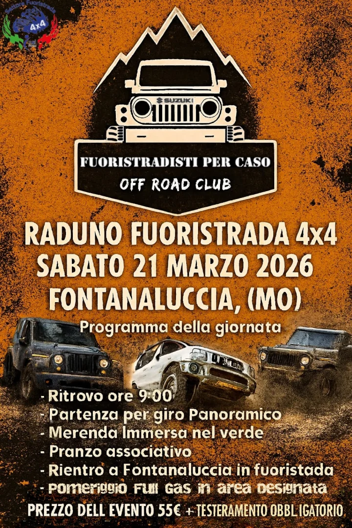 RADUNO FUORISTRAD 4X4