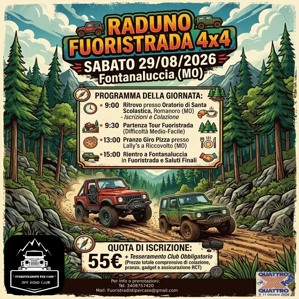 Raduno Fuoristrada 4x4 Fuoristradisti Per Caso ASD