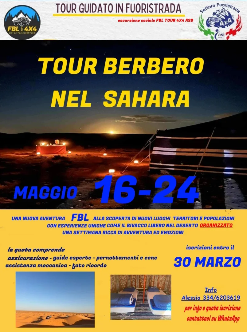 TOUR BERBERO NEL SAHARA