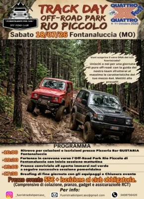 Track Day 4x4 Off Road Park Rio Piccolo